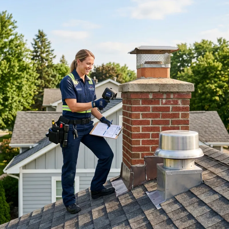 Technician removing a deceased bird from an indoor space in St Albans